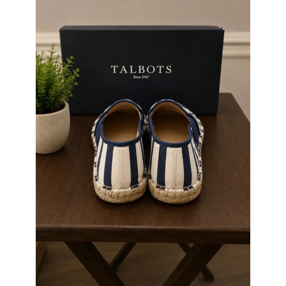 Talbots Izzy espadrilles slip on 7M
